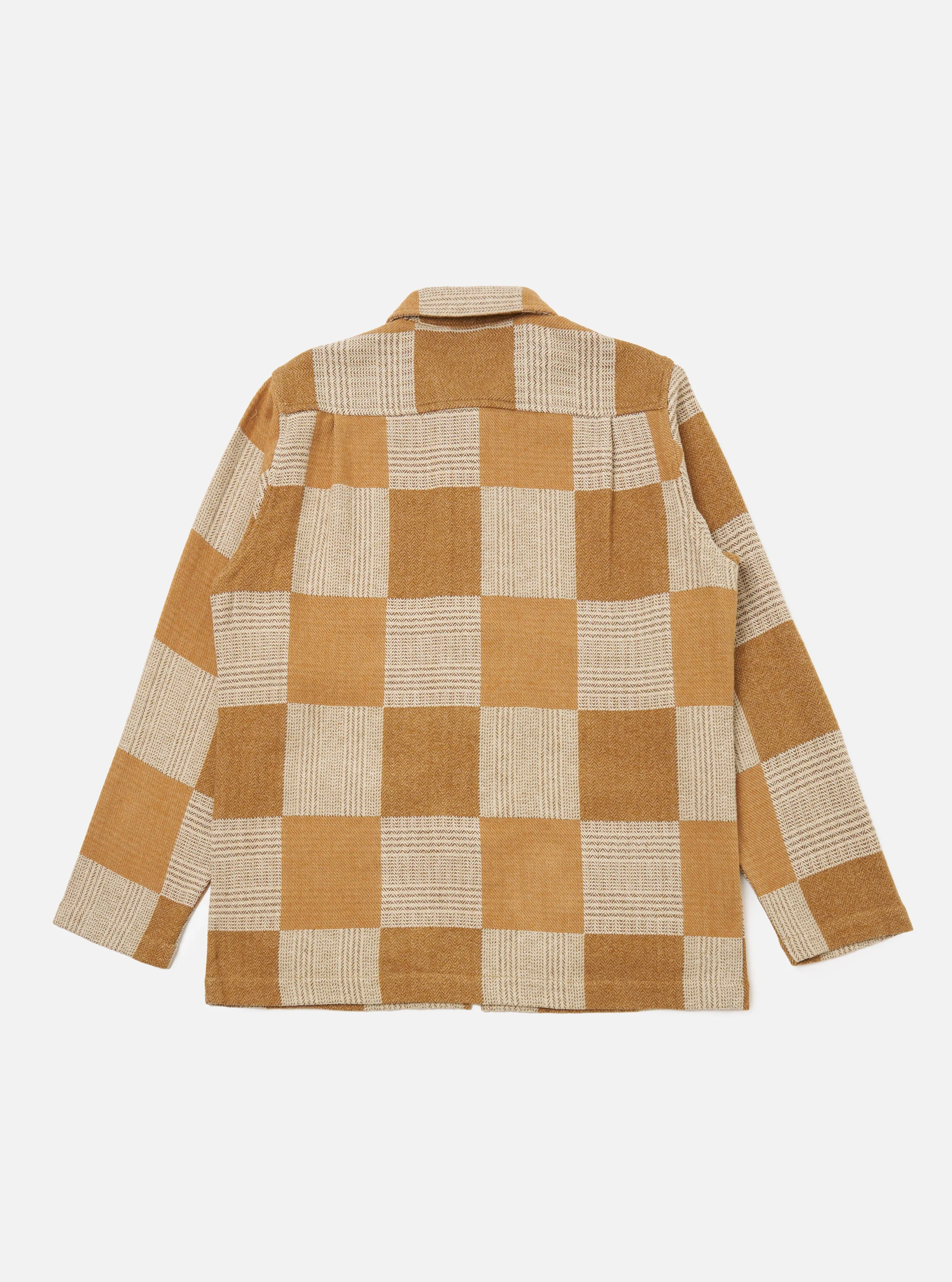 Sand Japanese Patchwork Easy Jacket - Image 5